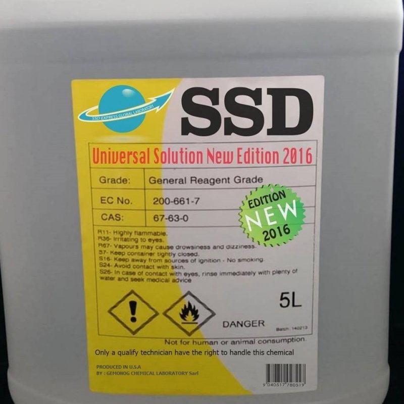 SSD Chemical - SUPER Grades / Non Explosive SOLUTIONS
