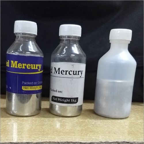 Silver Liquid mercury